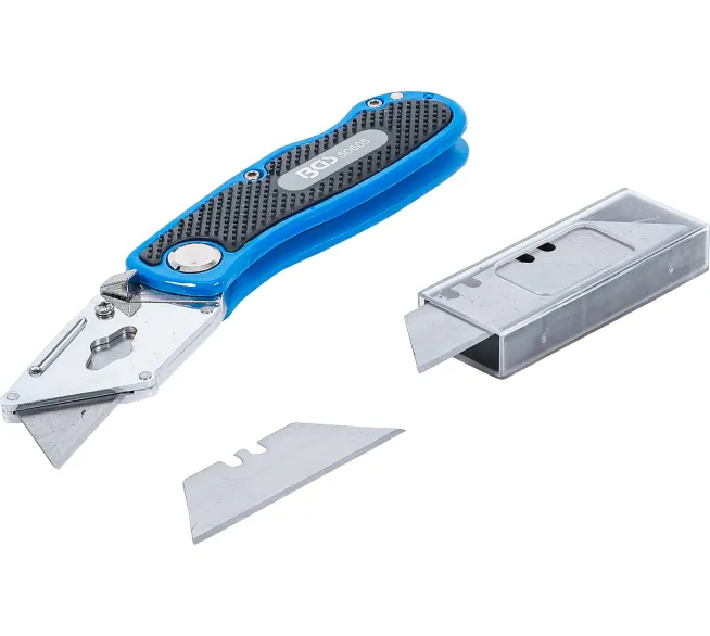 BGS technic Klappmesser in der Produktansicht, für professionelle Arbeiten in Werkstatt, Garage und Haushalt.