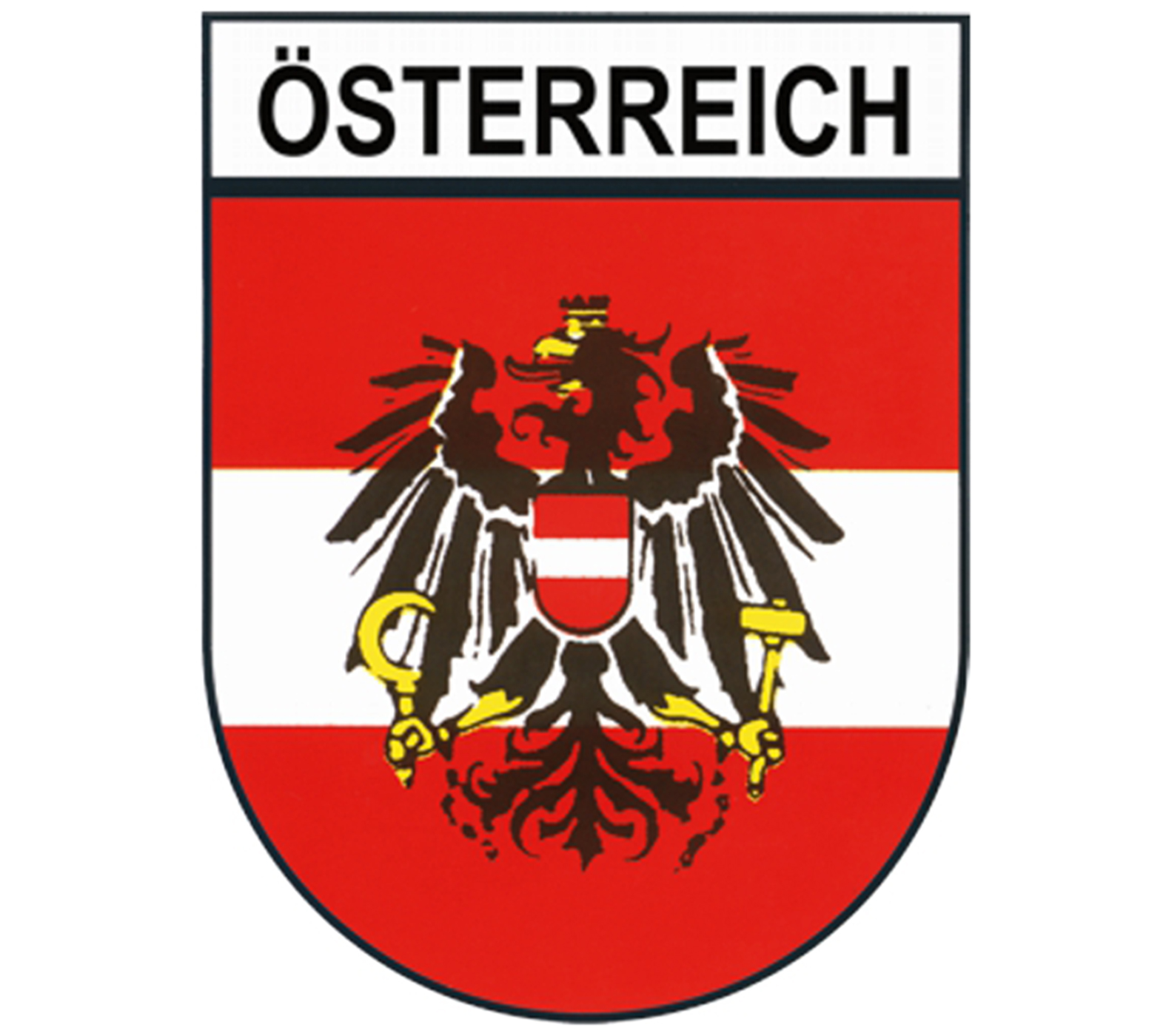 SCHUETZ Aufkleber Österreich Wappen