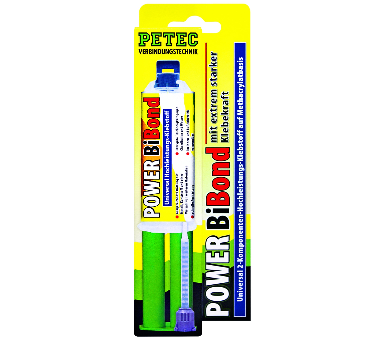 PETEC Power BiBond Universal Hochleistungs-Klebstoff 24 ml
