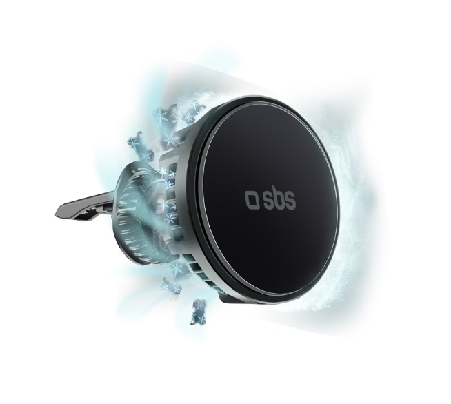 SBS Handyhalterung mit Lüfter und kabelloser 15-W-Aufladung