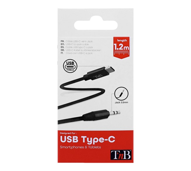 TnB Datenkabel USB-C/3,5mm Klinke