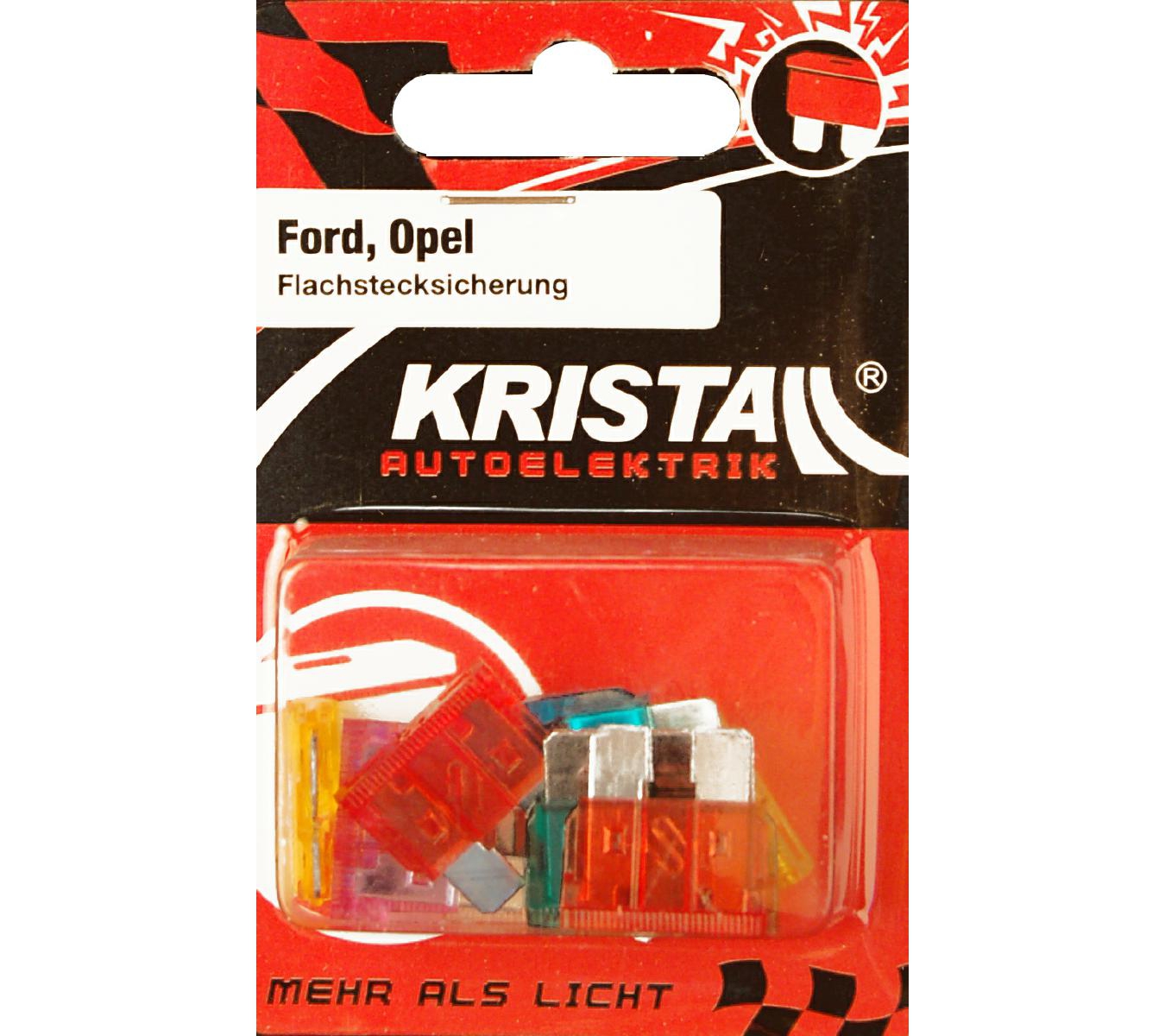 KRISTALL Sicherungsset Ford / Opel / Volvo