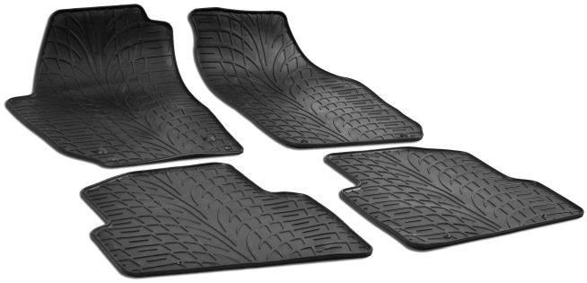 WALSER Gummimatten DirtGuard für Skoda Fabia II