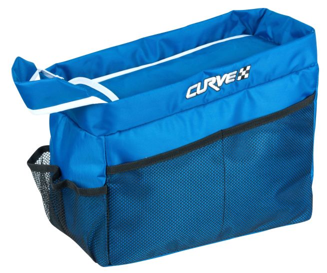 WALSER Rückbank Organizer Curve blau / schwarz