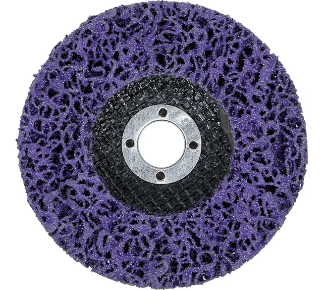 BGS technic Abrasiv-Schleifscheibe schwarz in der Produktansicht, für Schleif- und Trennarbeiten an Metall, Werkstücken und Oberflächen.