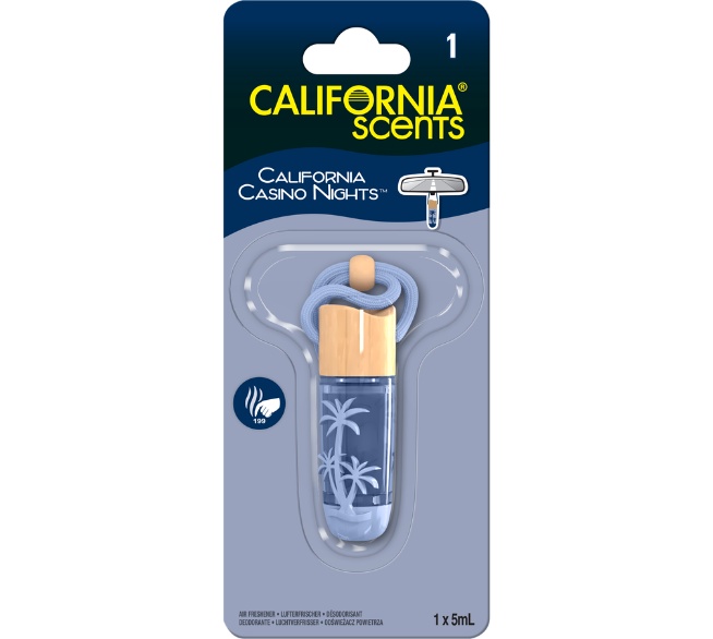 CALIFORNIA SCENTS California Casino Nights Lufterfrischer Hanging Vial 5 ml