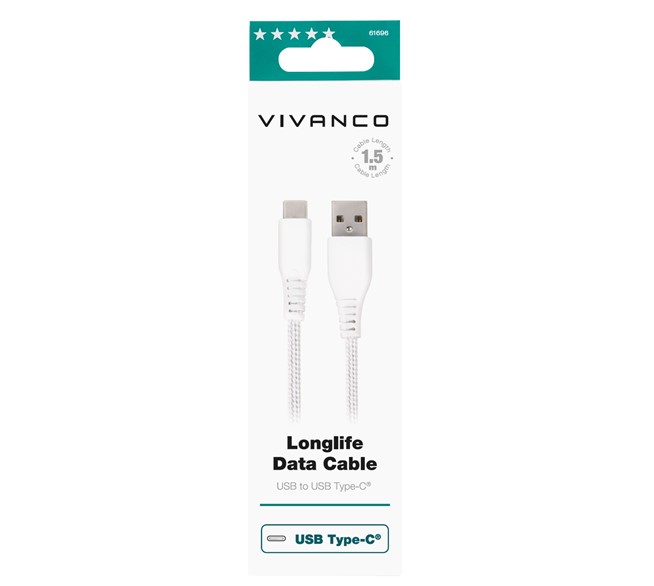 VIVANCO Datenkabel USB-C/USB