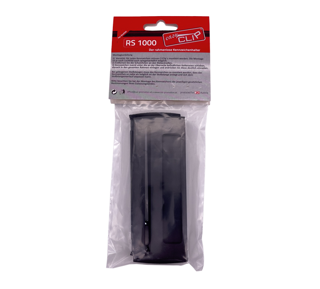 CPC EASY CLIP RS1000 rahmenloser Kennzeichenhalter