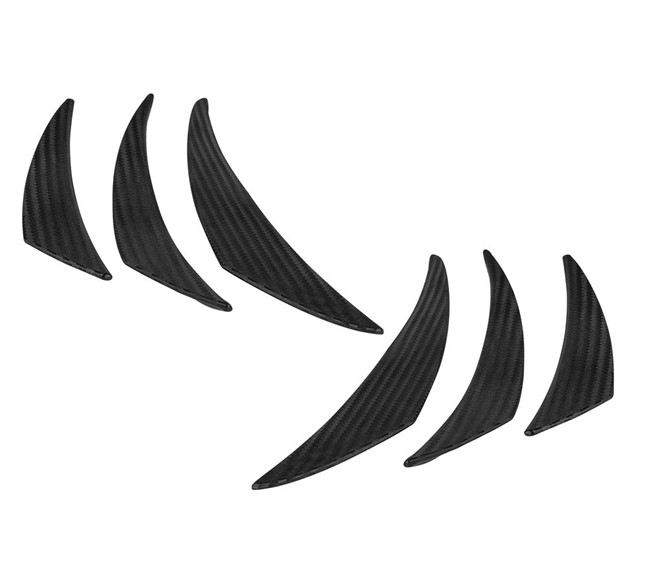 EUFAB Stoßstangenspoiler-Set in Carbonoptik, 6-tlg