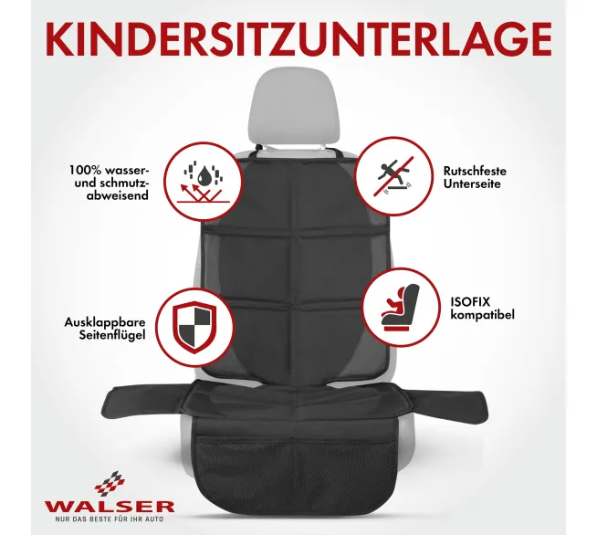 CARCOMFORT Kindersitzunterlage Protect XL als Schutz für Autositz und Polster