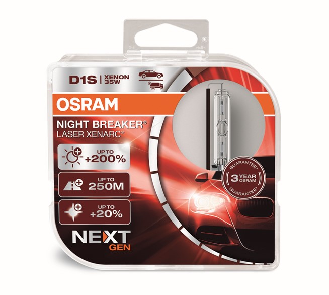 OSRAM Xenarc Night Breaker Laser D1S Duobox