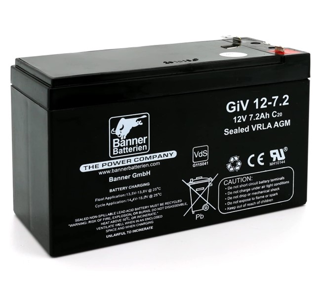 BANNER GiV-VdS 12V 7,2Ah