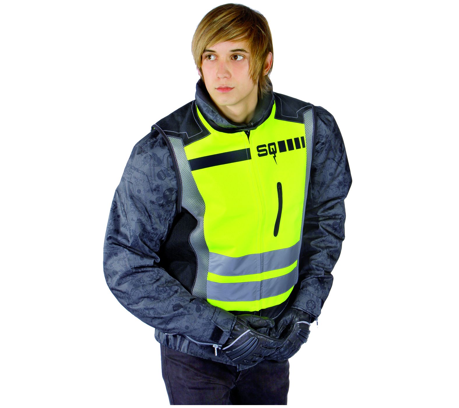 SQ Sicherheitsweste High Visible  L-XL