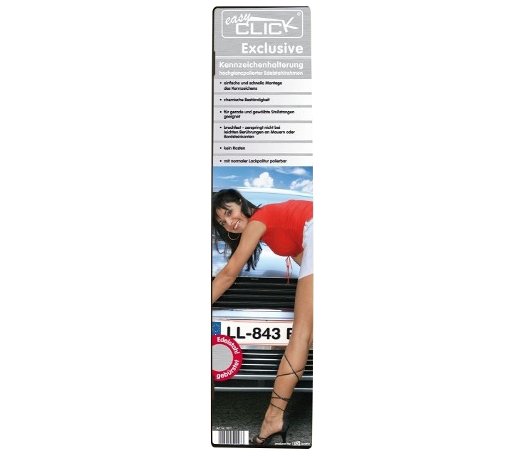 cpc-easy-click-kennzeichenhalter-exclusive-gebuerstet-10926123 CPC EASY CLICK Kennzeichenhalter Exclusive gebürstet