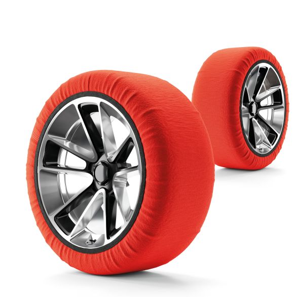 WALSER Basic Textile Schneeketten Active XS, 2er Set nach EU Norm 16662-1 homologiert