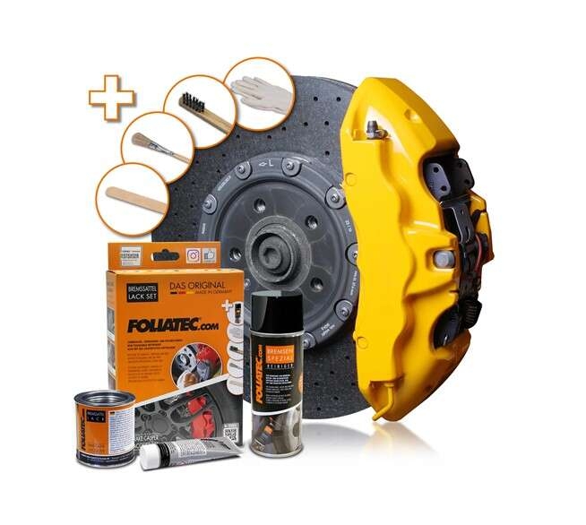 FOLIATEC Bremssattellackset blau 3-tlg.