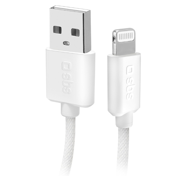 SBS Ladekabel USB-A/Lightning 1,5m