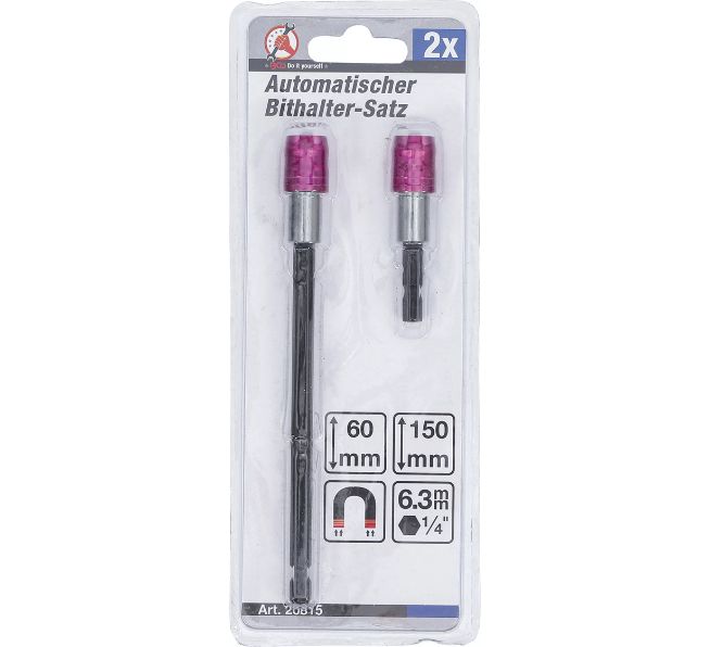 BGS TECHNIC Automatischer Bithalter-Satz  Abtrieb