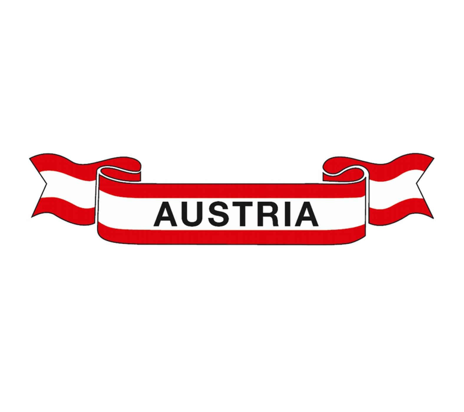 SCHUETZ Aufkleber Flagge Austria