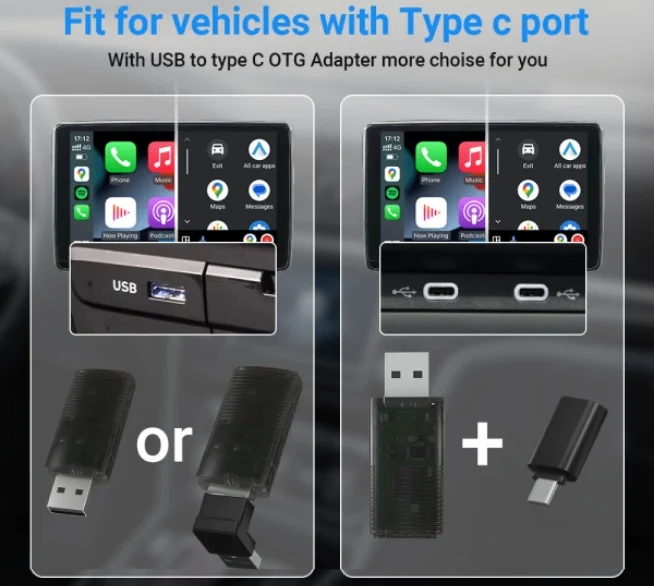 Technaxx TX-346 mit Anschlussmöglichkeiten für USB-A- und USB-C-Buchsen im Auto