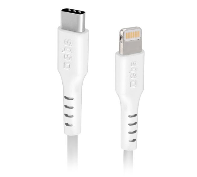 SBS Ladekabel USB-C/Lightning 1m