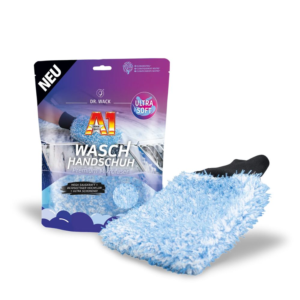A1 Waschhandschuh - Premium Mikrofaser 18x29 cm