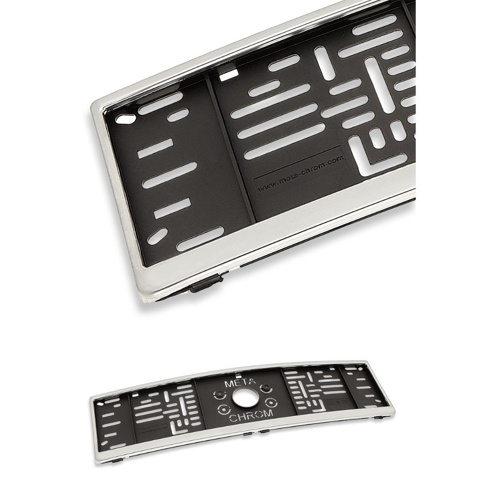 meta-chrom-kennzeichenhalter-auto-gebogen-10613498-3 META CHROM Kennzeichenhalter Auto gebogen