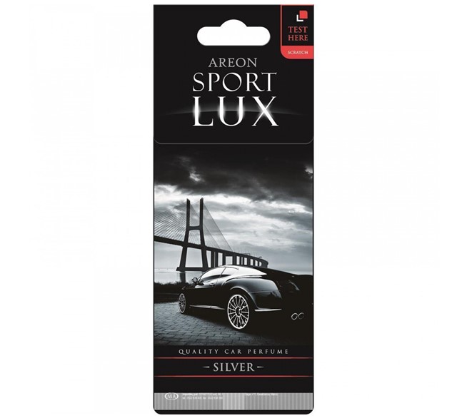 AREON Duftblatt Sport Lux Silver