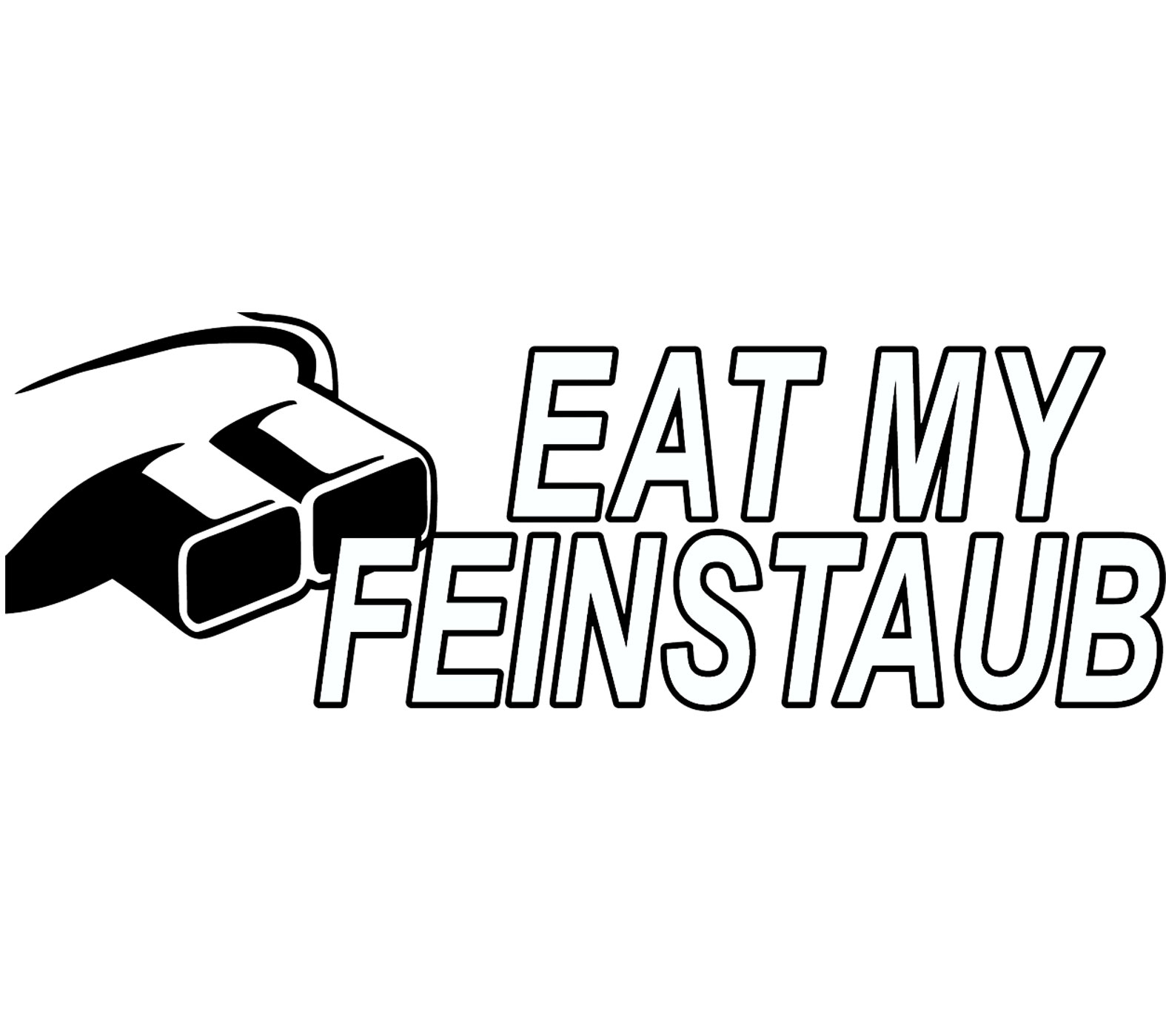 SCHUETZ Aufkleber Eat My Feinstaub
