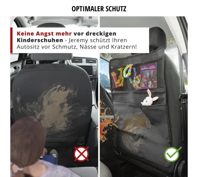 WALSER Rücksitzorganizer Jeremy für mehr Stauraum und Ordnung im Auto