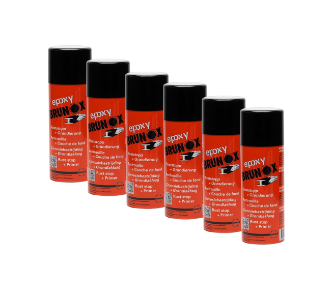 BRUNOX epoxy Rostsanierer und Grundierer 6 x 400 ml Spraydose