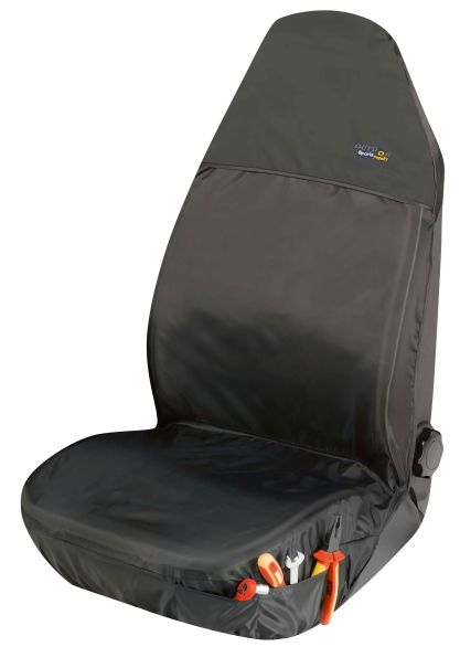 WALSER Auto-Sitzschoner Outdoor Sports, Werkstatt-Schonbezug schwarz, 1 Stück